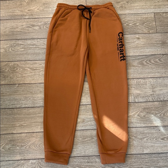 Carhartt Other - Carhartt Rust Orange Logo Joggers